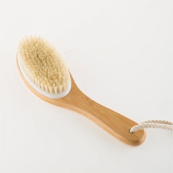 Body Exfoliation Palm Bristles Dry Brush